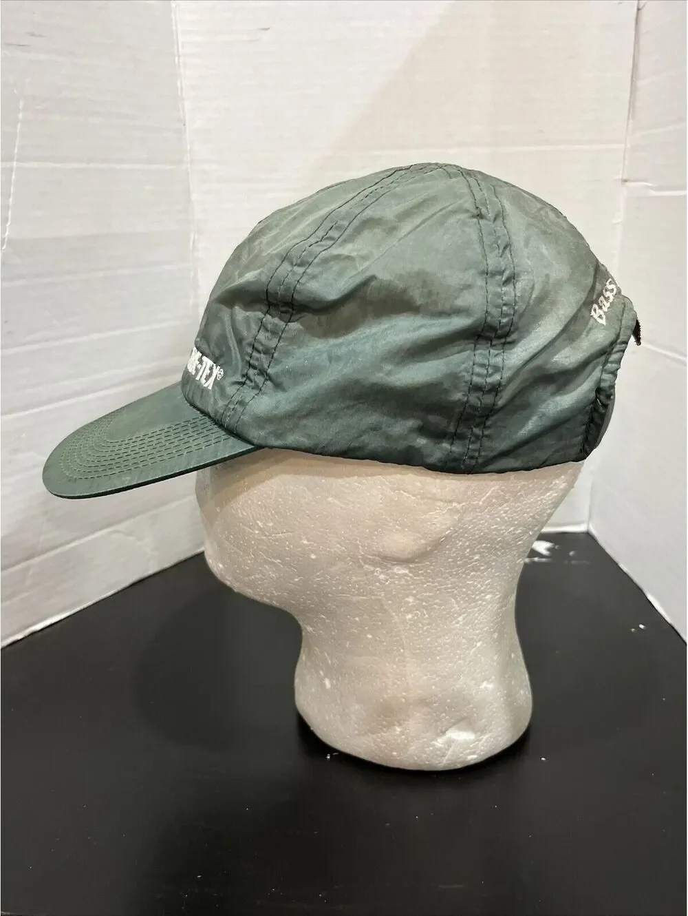 Bass Pro Shops Gore Tex Faded Green Baseball Cap Largemouth Bass